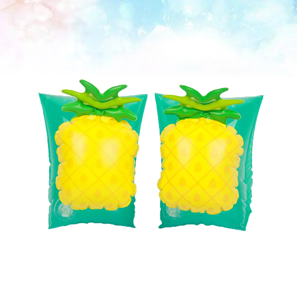 

1 Pair Arm Ring Safety Pineapple Training Swim Pool Accessory Float Ring for Girls