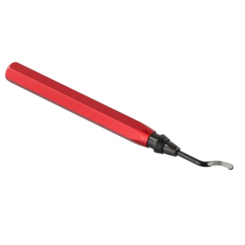 Высококачественный ремонтный инструмент для удаления заусенцев, инструмент для удаления заусенцев, металлическое лезвие RB1000, Красный вращающийся водонепроницаемый с алюминиевой ручкой для удаления лезвий