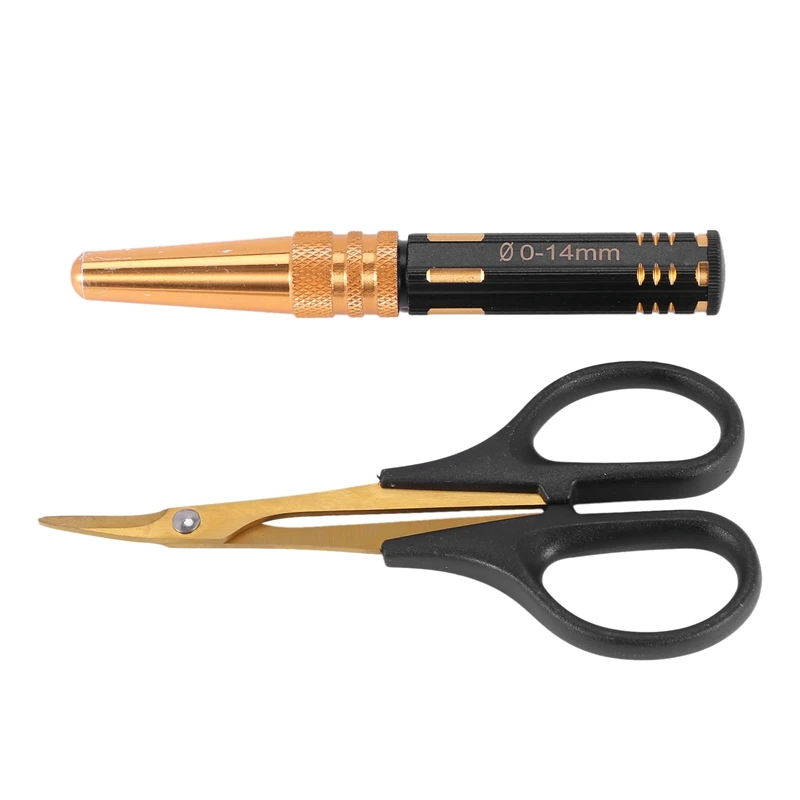 

Расширитель кузова 0-14 мм, Дырокол с рукавом и изогнутыми ножницами, набор для радиоуправляемого кузова автомобиля, инструменты для хобби