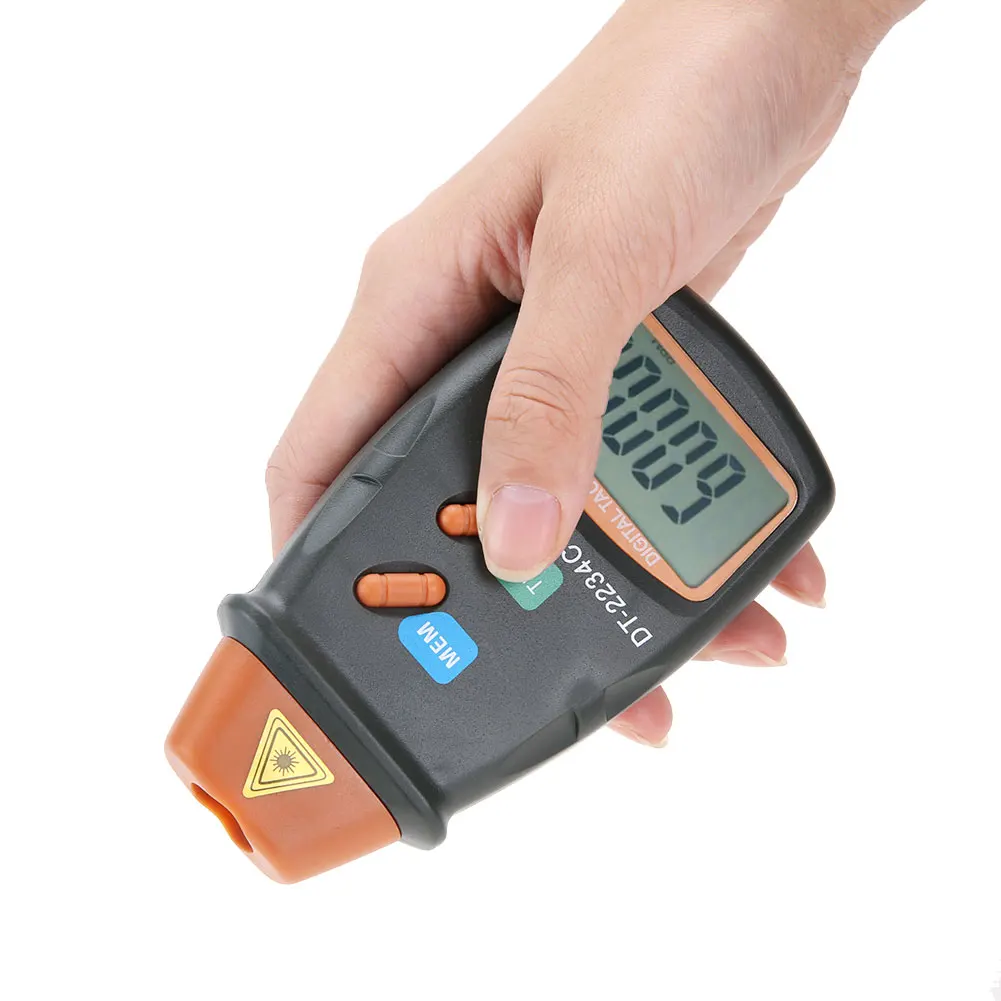 DT-2234C+ Non-Contact Digital LCD Laser Photo Tachometer Mini RPM Tester Meter |