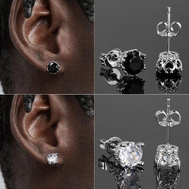 Серьги-гвоздики Унисекс Для Пирсинга Ушей для мужчин и женщин Стильные Простые