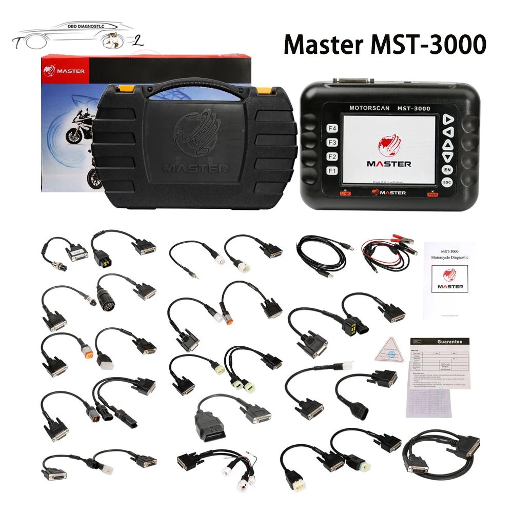 

Master MST-3000 Full Version Universal Motorcycle Diagnostic Scanner Fault Code Scanner for Motorcycle MST3000 Diagnostic Tool