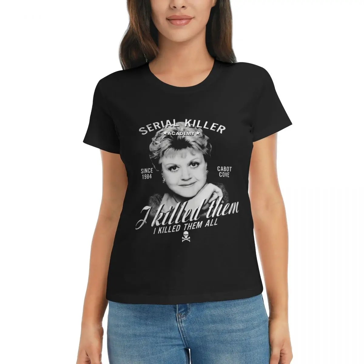 

Campaign Jessica Fletcher I Killed Them I Killed Them All T-shirts Black Classic Vintage Activity competition USA Size