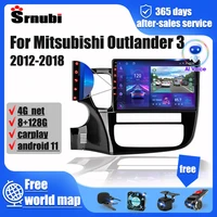 for mitsubishi outlander 3 2012 2018 android 11 car multimedia player radio video 4g dvd stereo audio head unit carplay speakers