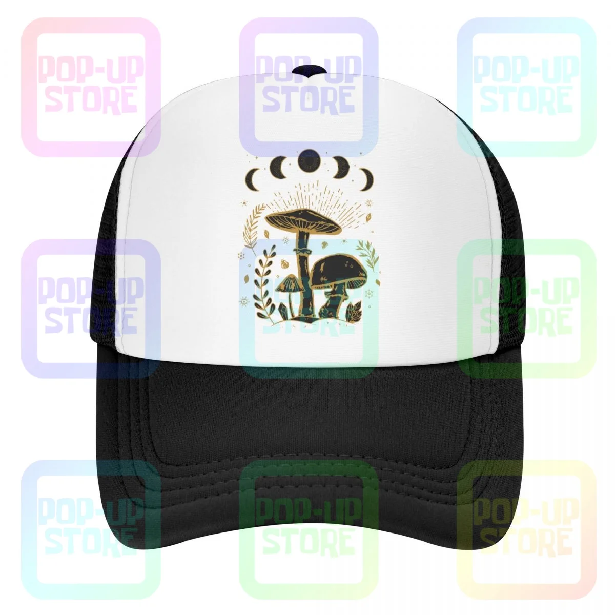 Goblincore Эстетическая темная Академия хлопковая бейсболка с грибами кепки-тракеры