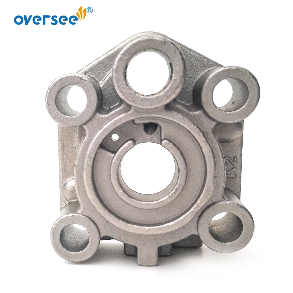 OVERSEE Stainless Steel 17411-93900 Water Pump Case for Suzuki DT15 DT9.9 15HP 9.9HP Outboard Engine 17411-93901