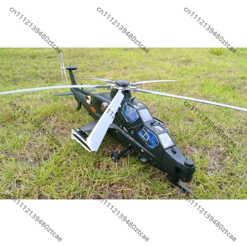 Фото Масштабная модель вооруженного вертолета Z-10 из металлического сплава 1:32, высокодетализированная, для коллекции и декора. №3