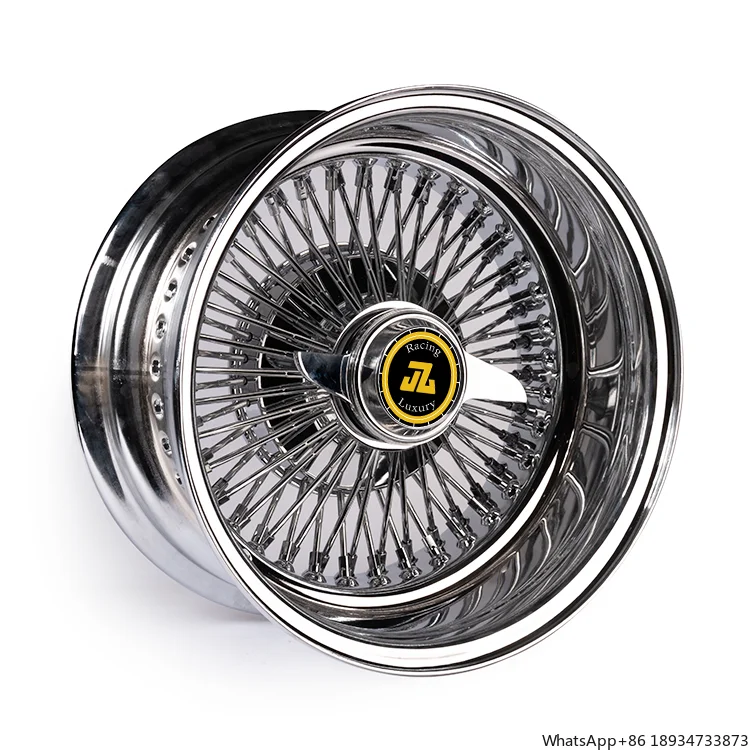 JZ97 13 14 15 16 17 18 19 20 дюймов противоударные проволочные колеса из нержавеющей стали