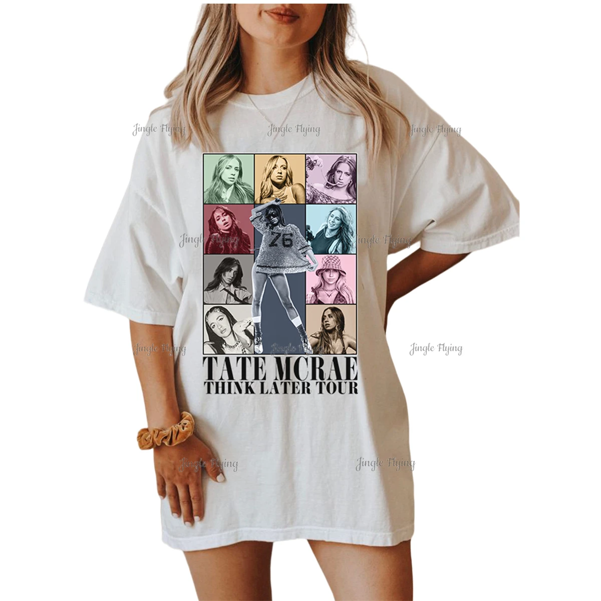 Рубашка в стиле ретро 90-х Tate McRae Tour