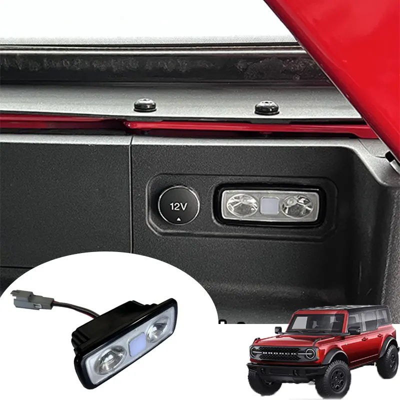 

Car Light Accessories For Ford Bronco 2021 2022 2023 Auto led Light Button lamp Interior Trunk Led Lights