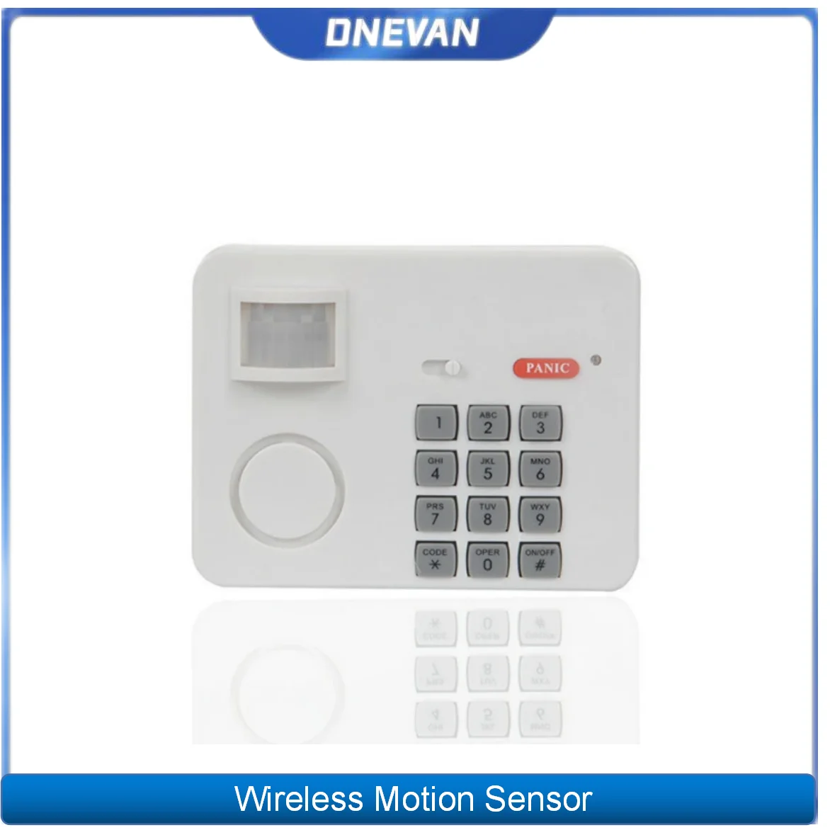 

Wireless Motion Sensor Alarm with Security Keypad PIR Home Garage Shed Caravan gate window door pir sensor