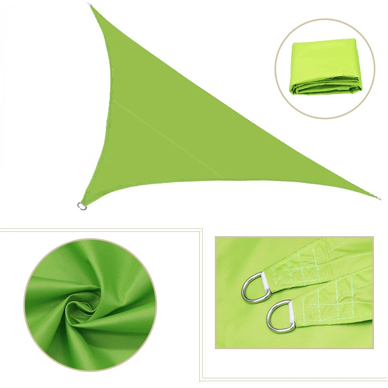 3x4x5 м водонепроницаемый солнцезащитный укрытие треугольный солнцезащитный уличный навес садовый патио бассейн тент для паруса солнцезащитные сетки