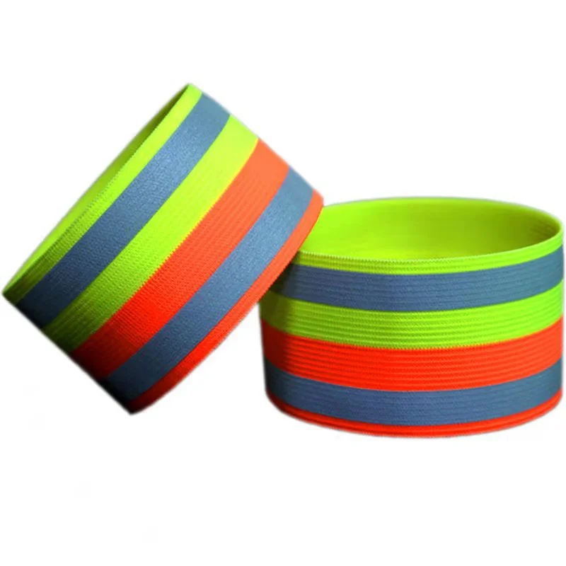 

Warning Reflective Bands Elastic Armband Wristband Reflector Tape Ankle Leg Safety Straps for Night Cycling Running Fishing 2Pcs