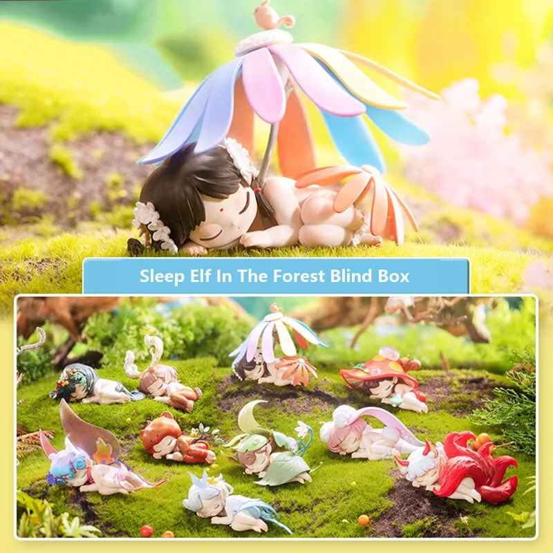 

Sleep Elf Blind Box Toy Kawaii The Forest Figures Surprise Box Collection Model Doll Gift Tabletop Decoration Mystery Box