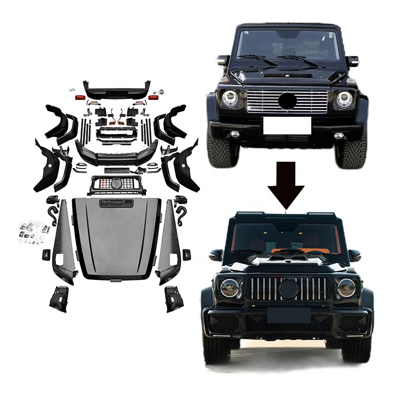 От старого до нового комплекта кузова в стиле B для G Class W463 1989-2018 года Обновление