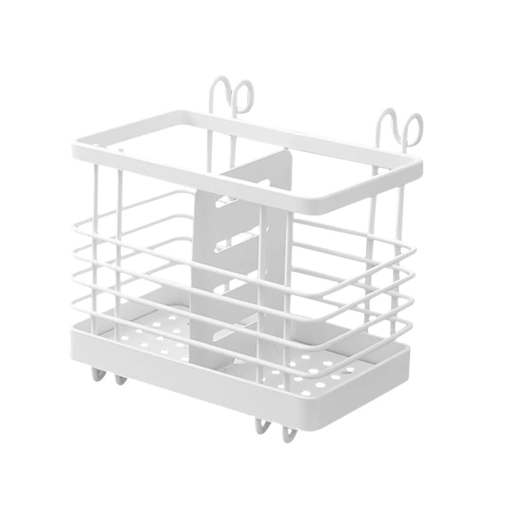 

Draining Basket Metal Mesh Wall Hanging Chopstick Drying Rack Multifunction Home Kitchen Raised Base Rustproof Easy Clean