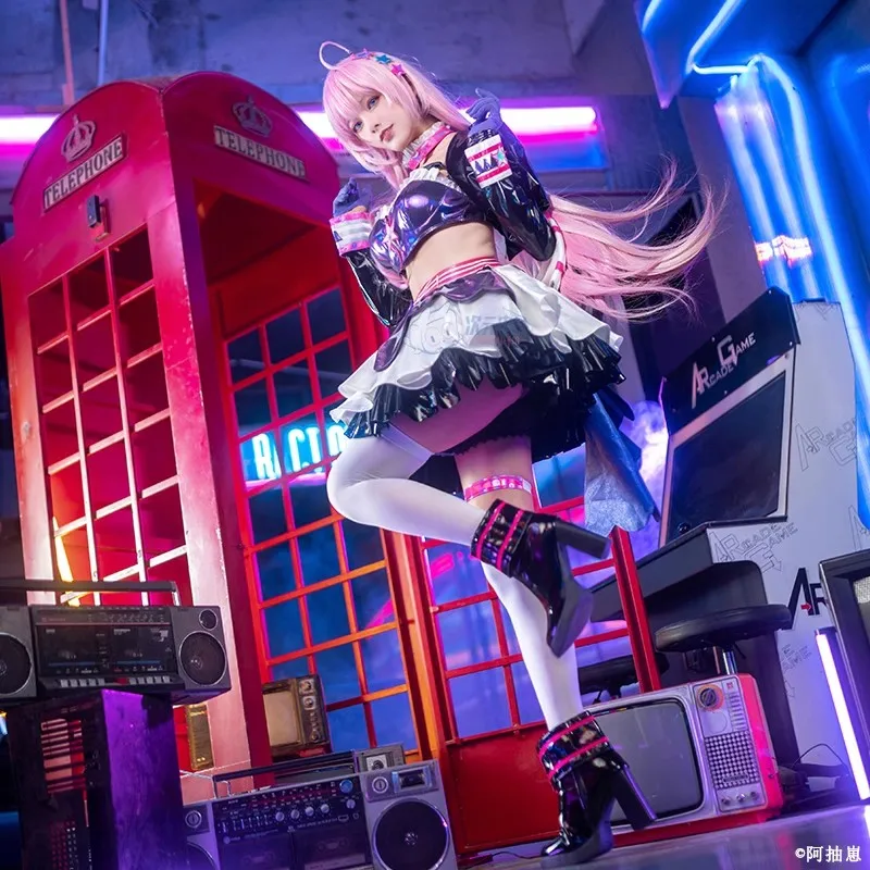 Аниме Mikkuu Muse Dash Luka Косплей Костюм Хэллоуин Униформа Женщины Мужчины Карнавальное