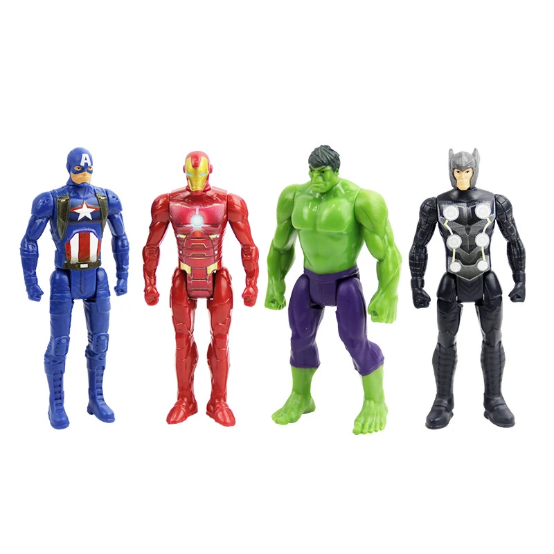 Экшн-фигурки героев Диснея Marvel Мстители герои фильмов Капитан Америка Халк Тор
