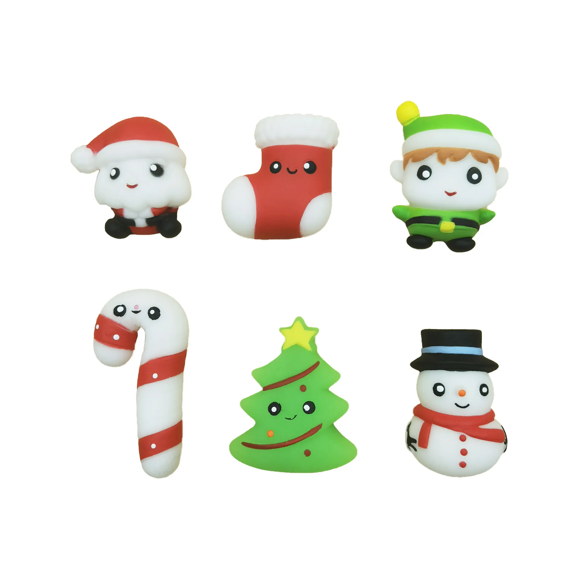 

Christmas Fidget Toys 1PCS Pinches Squishy Cute Kawaii Anti-stress Toys Stress Relief Games Children Small Toys Xmas Gifts