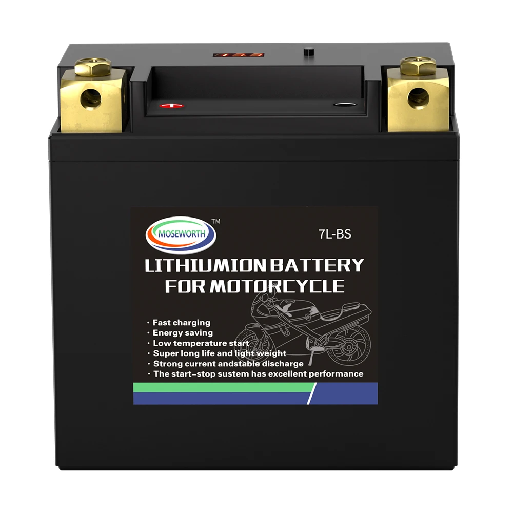

Аккумуляторная батарея для мотоцикла 7L-BS, литий-фосфатная ионная батарея CCA260, 12 В, встроенная BMS Защита от напряжения, для мотоцикла