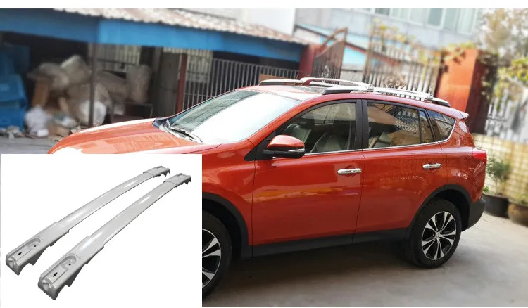 

Hot roof bar horizontal rail cross bar for Toyota RAV4 Rav 4 2013-2019,upgraded version,7075 class aluminum alloy,can load 150KG