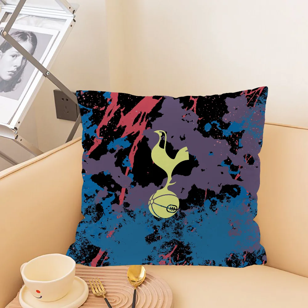 Роскошный Декоративный Чехол Для Подушки Квадратный 45x45 См Fc T-tottenham Hotspur С Принтом