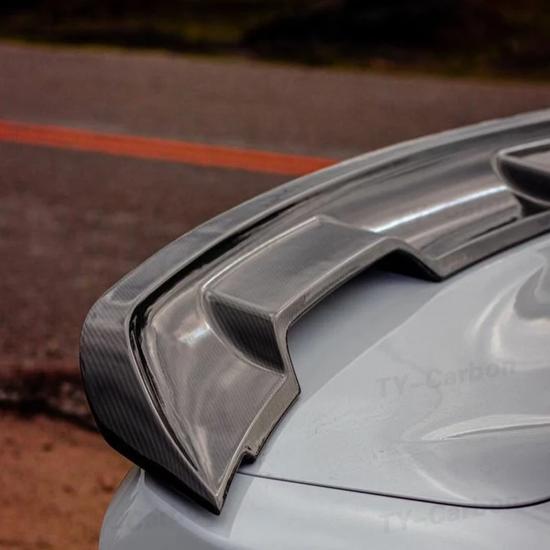 Спойлер из натурального углеродного волокна для заднего багажника крыльев губ