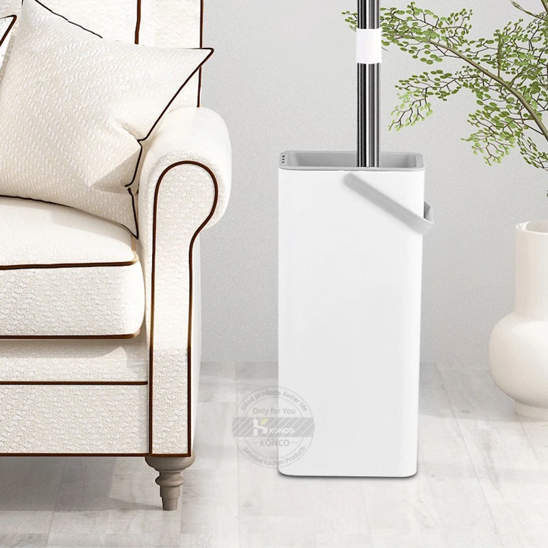 Швабра из абсорбирующей губки с ведром |