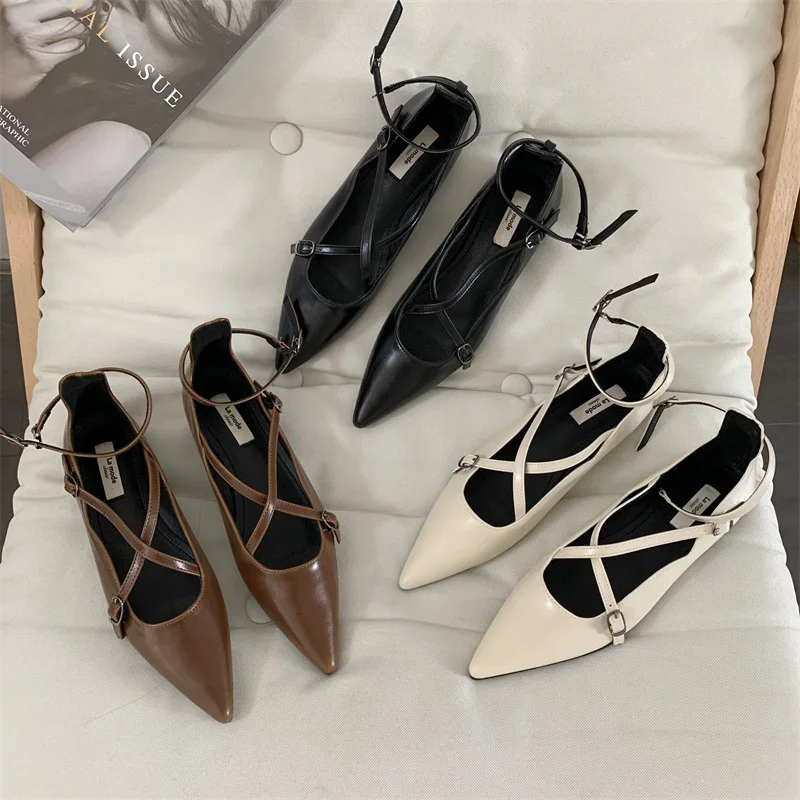 

Women's Shoes Casual Shoes Spring Summer Sneakers Woman-shoes 2023 Roses Basic Solid Flat Lace-Up Microfiber Leisure Pointed To