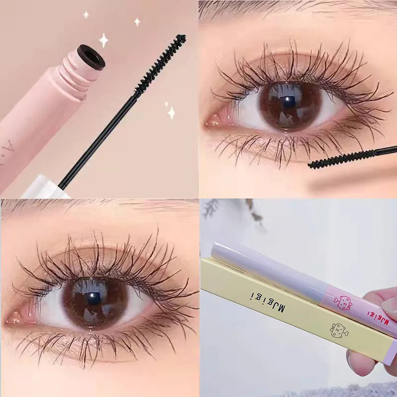 

Black Mascara Ultra-Fine Eyelashes Lengthens Eyelashes Extra Volume Waterproof Natural Curling Mascara Professional Makeup