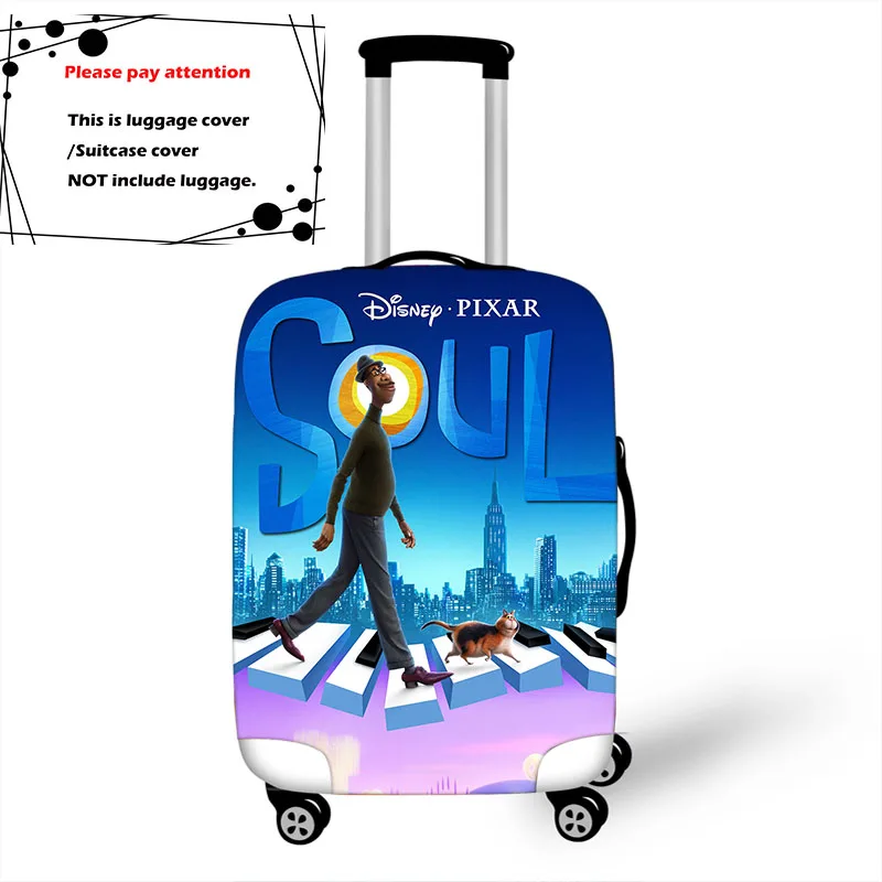Disney Soul Movie Elastic Thicken Luggage Suitcase Protective Cover Protect Dust Bag Case Cartoon Travel Cover
