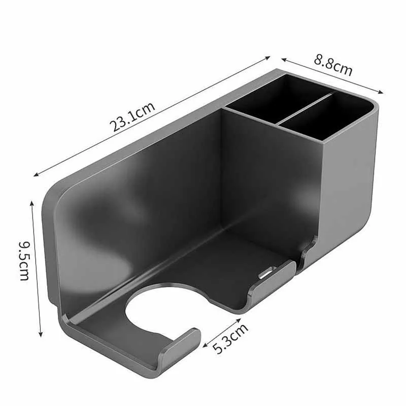 полка для фена Обладнання ванної кімнати Фен Держатель-органайзер сушки волос