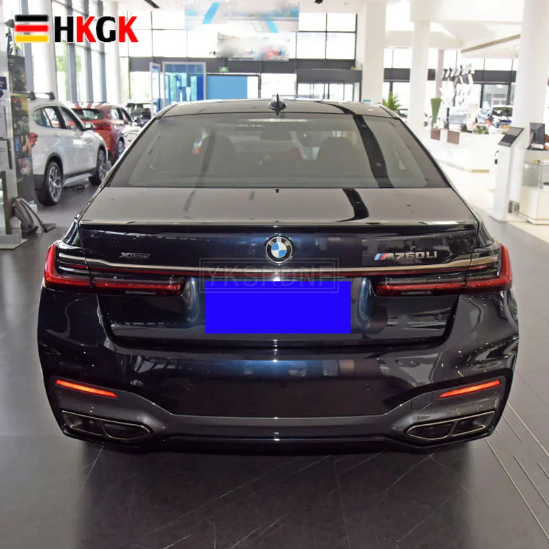 

Для 2018 2019 2020 BMW G11 G12 7 серия Седан 4-дверный спойлер для багажника губа крыло углеродного цвета и черный Автомобильный задний спойлер для бага...