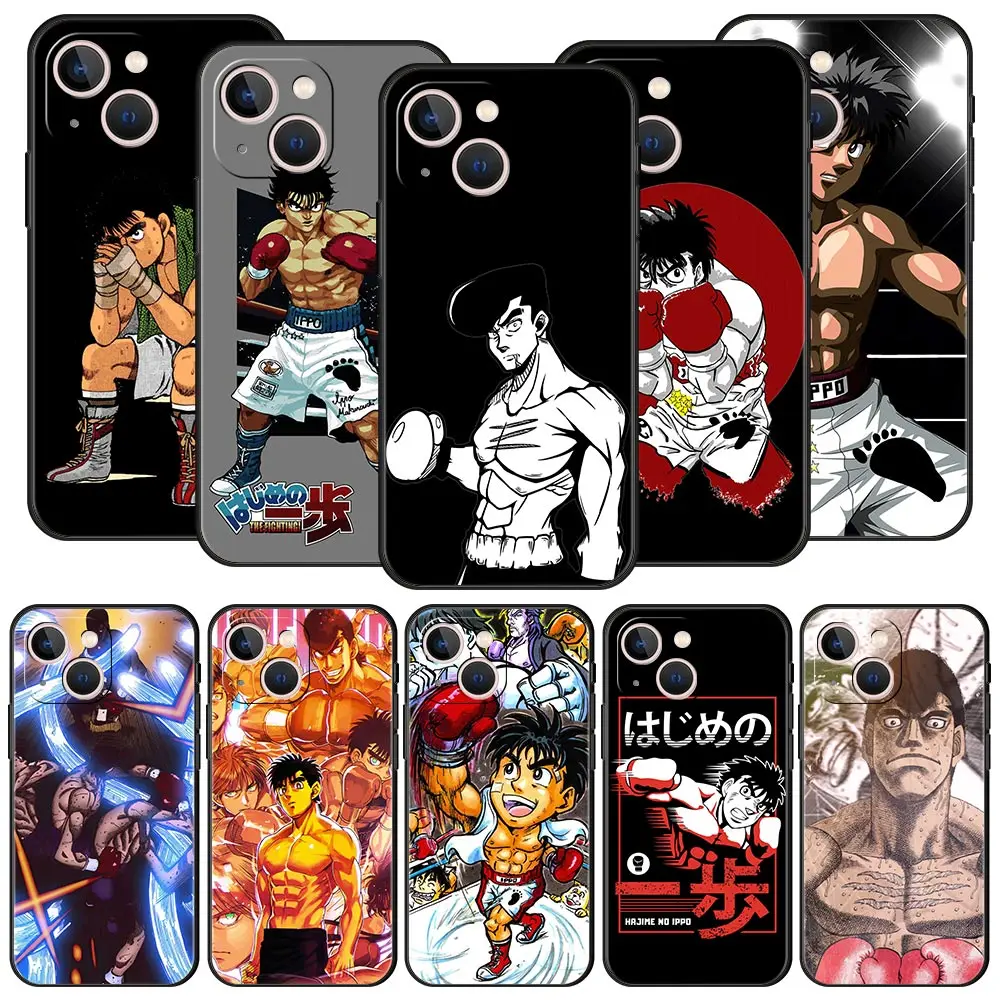 

Hajime no Ippo Funda Phone Cases For iPhone 11 12 13 14 Pro Max Mini X XR XS 7 8 Plus SE 2020 Case Luxury Silicone Cover Coque