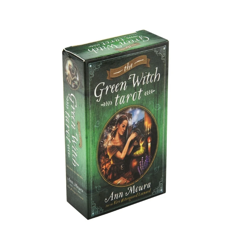 78pcs The Green Witch Tarot Cards Deck Family Party Board Game Oracle Playing Card