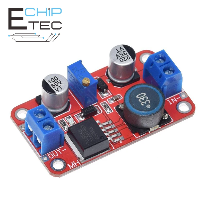 

Free shipping XL6019 5A DC-DC Step Up Power Module Boost Volt Converter 3.3V-35V To 5V 6V 9V 12V 24V