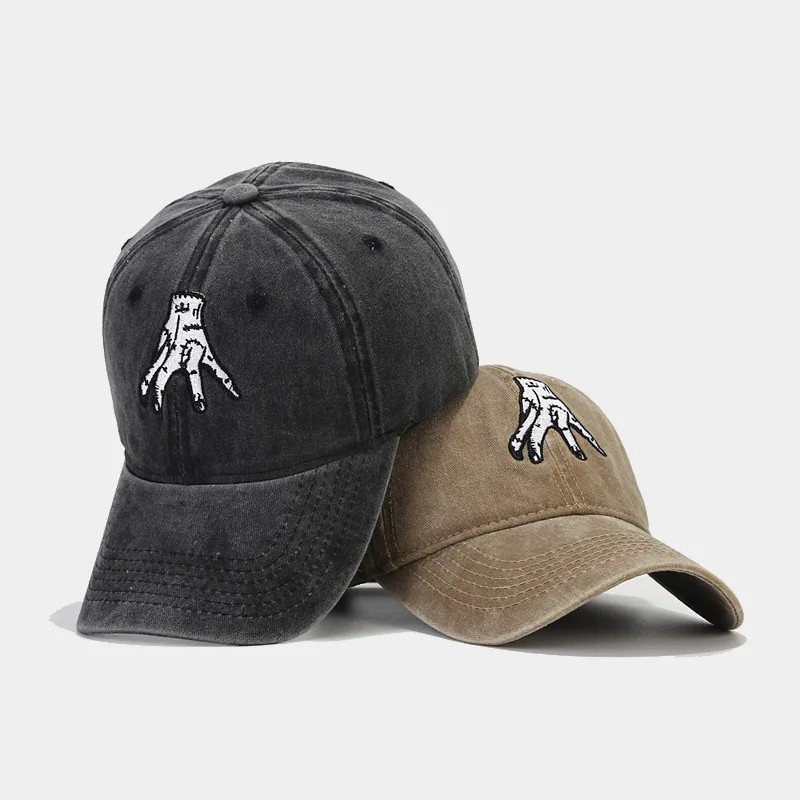 

Movie Wednesday Addams Baseball Cap Printing Visors Cap Summer Breathable Mesh Caps Couple Hat Unisex Adjustable Sun Helmet