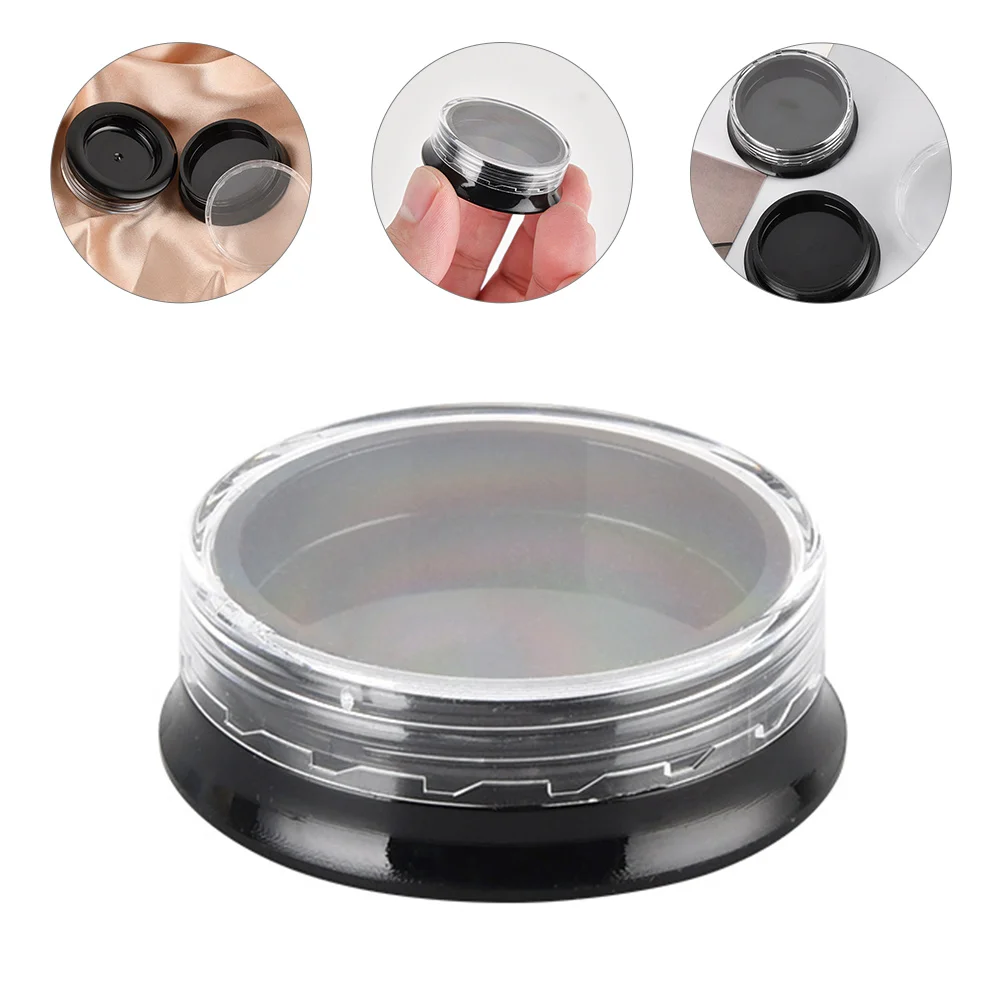 

Storage Containers Round Jars Case Nail Itemsboxcosmetic Refillable Diamond Emptypot Bead Stackable Cylinder Lidsscreworganizers