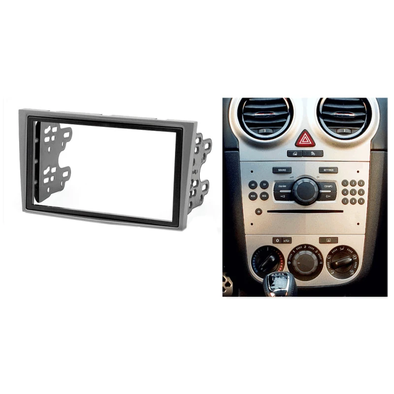 Автомобильный радиоприемник 2 Din для Opel Vectra Astra Zafira установочный монтажный