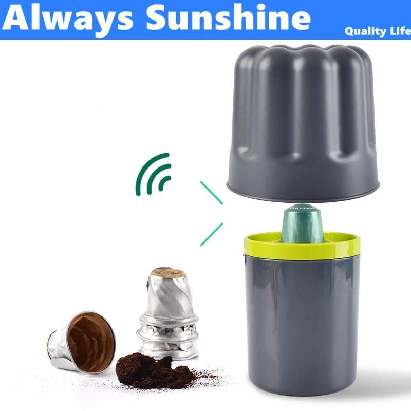 

Hot Sale Coffee Knock Box Capsule With Sturdy Steel Build No-slip Base Padded Bar Great Pick For Baristas