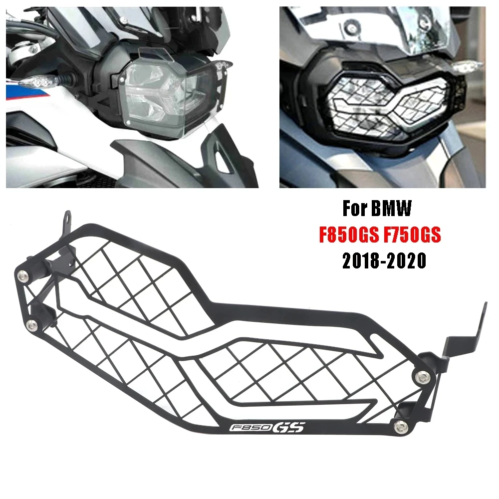 

For BMW F750GS F850GS F 750 GS F 850 GS 2022 - 2018 Headlight Protector Guard Headlight Grill Cover after market Stainless Steel