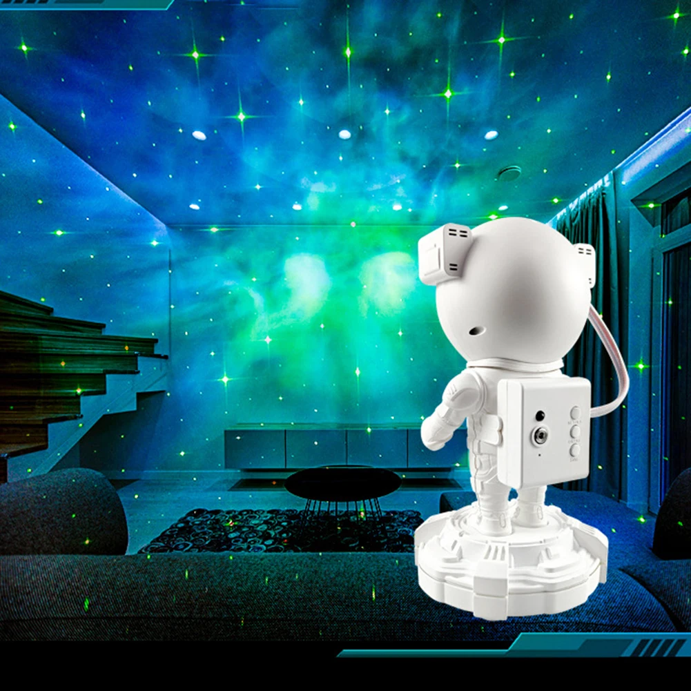

Bluetooth Audio Galaxy Projector Lamp 8 Modes Starry Sky Night Light Music Sound With Remote Control Chidren Bedroom Decor Gift