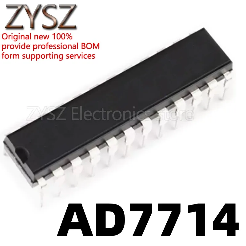 1 шт., AD7714 AD7714AN-5 Φ DIP24, чип аналого-цифрового преобразователя