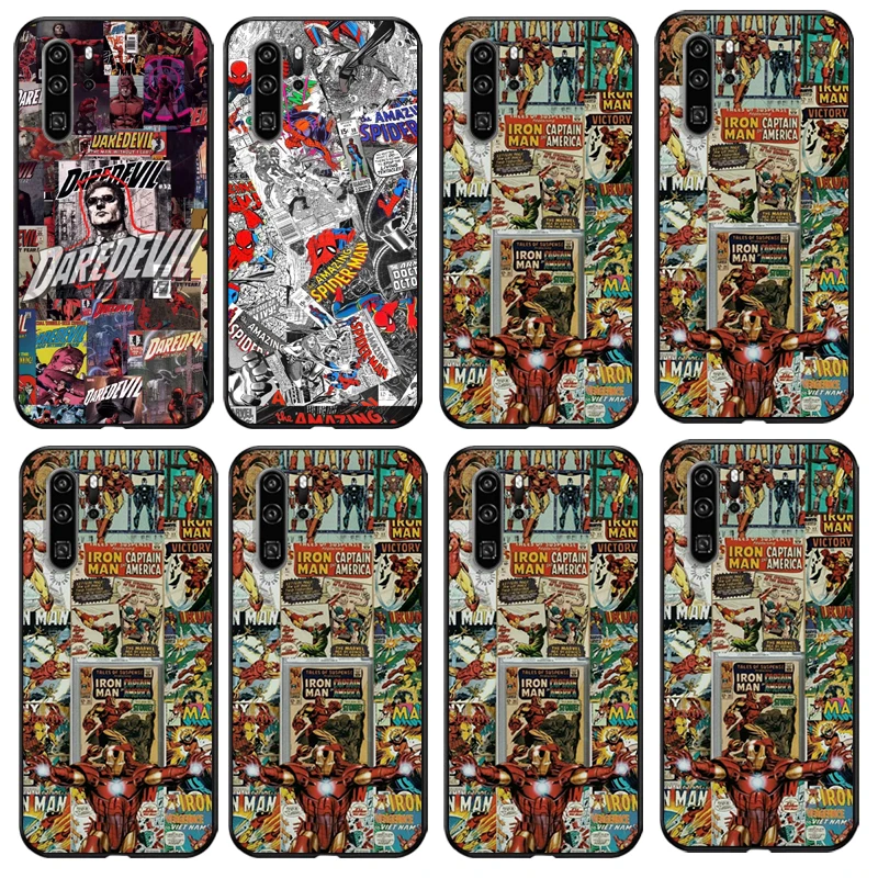 

Marvel Comics Phone Cases For Huawei Honor 8X 9 9X 9 Lite 10i 10 Lite 10X Lite Honor 9 Lite 10 10 Lite 10X Lite Coque Carcasa