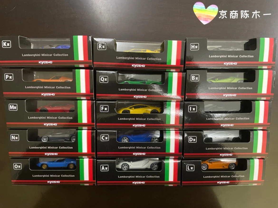 

Kyosho 1/64 Lamborghini Miura Countach Veneno Huracan610 LP750 770 Collection of die-cast alloy car decoration model toys