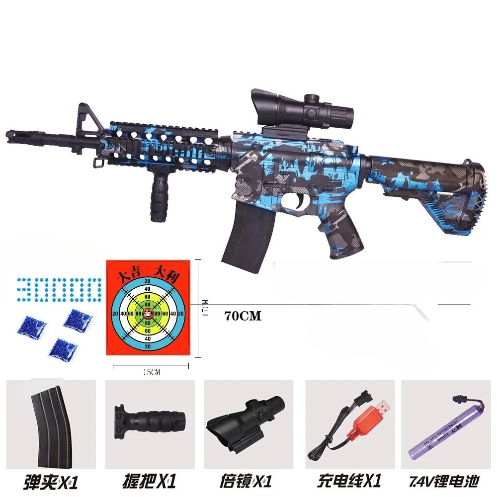 Электрический игрушечный пистолет M416, Автоматическая Гелевая пуля, бластер, детские игрушки, наружная игра, снайперская винтовка для страйкбола Splatter, оружие для мальчика (art.: 3920c8aab4539) - 3920c8aab4539