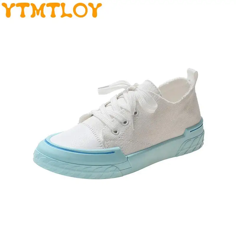 

New Products Canvas Shoes Women 2021 Summer New Arrival Port Style Ulzzang All-match Casual White Shoes Spring And Autumn Shoes