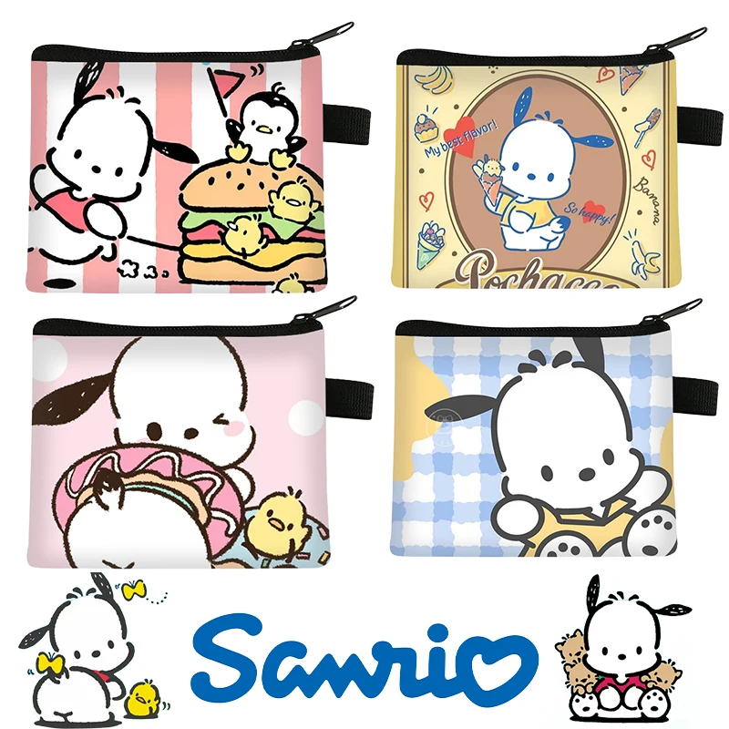 Компактный простой кошелек для мелочи Sanrio полакко женщин сумка хранения губной