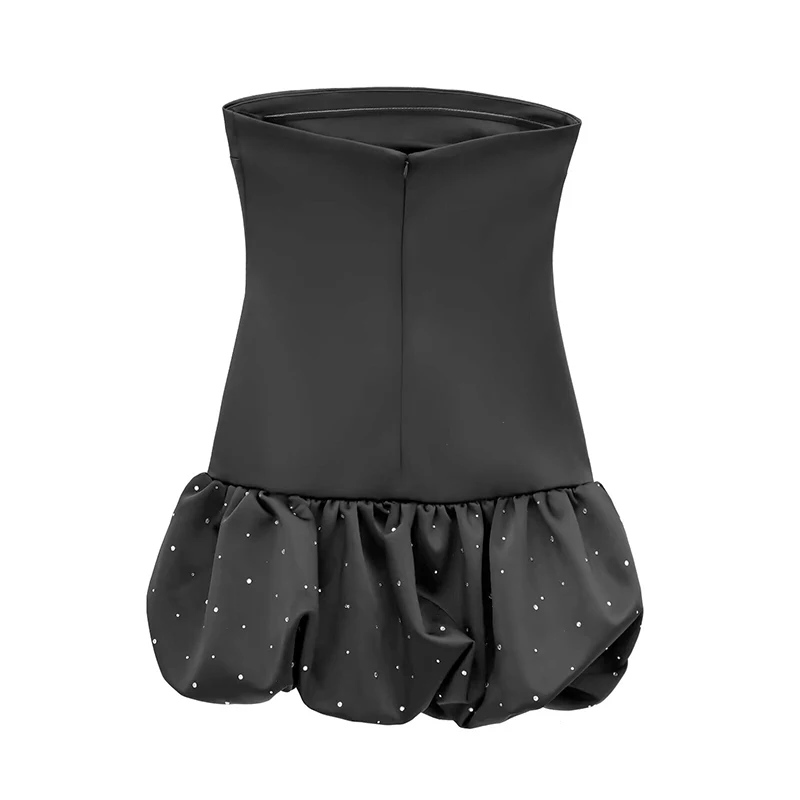 YENKYE атласное бальное платье со стразами для женщин элегантное вечернее