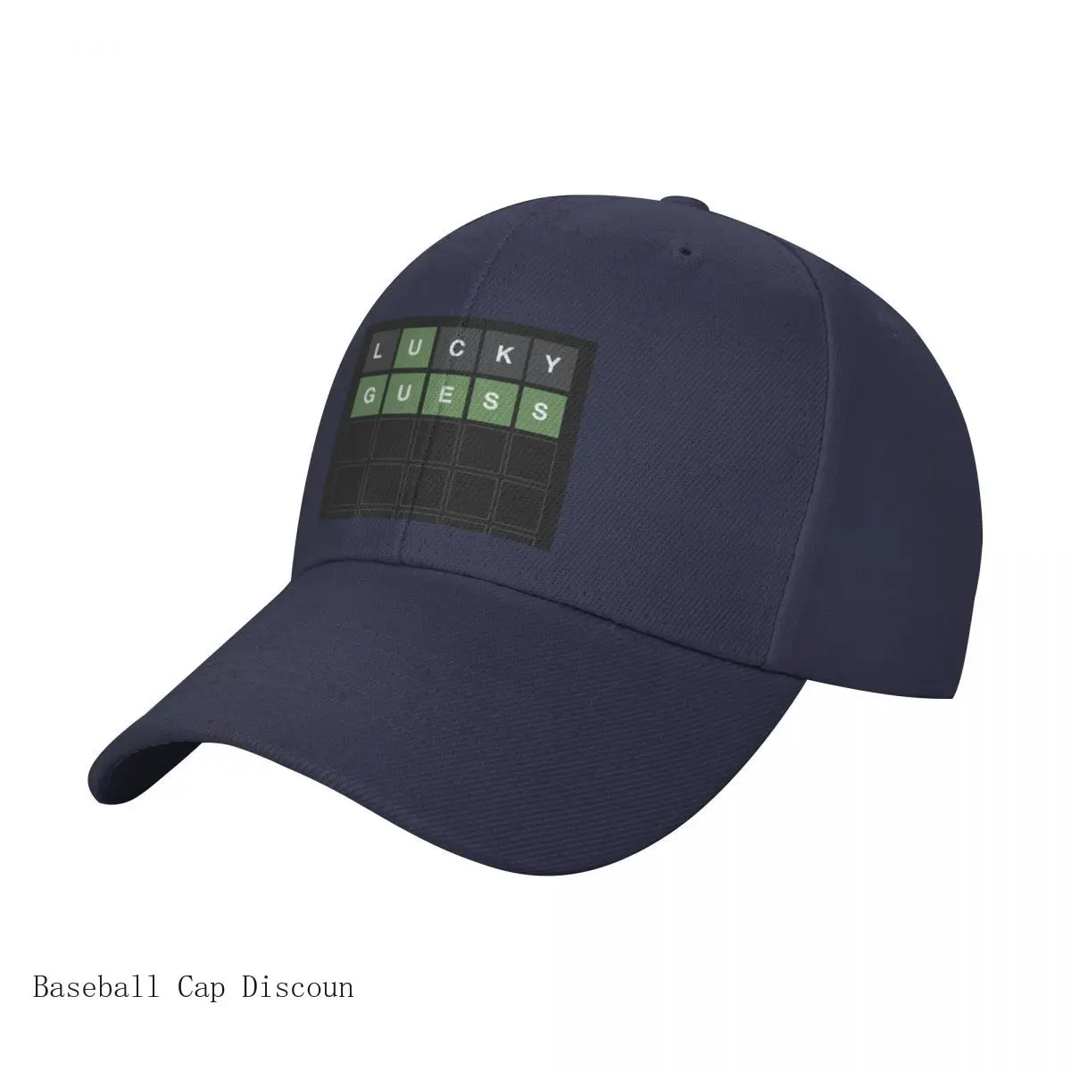 

Best Wordle Lucky Guess - Funny Wordl Grid Word Game Design Cap Baseball Cap Hat beach christmas hat hat for men Women's